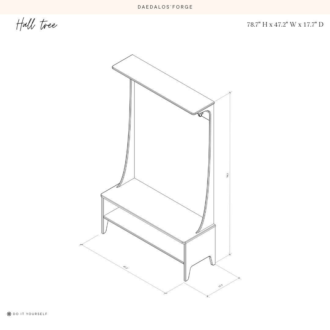 Hall tree