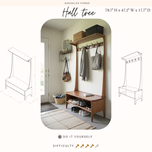 Hall tree